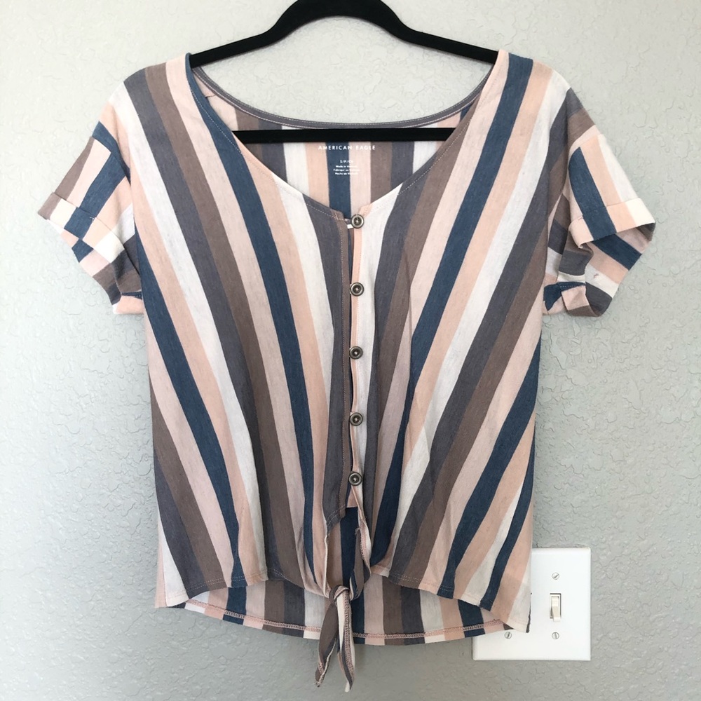 American Eagle Striped Top